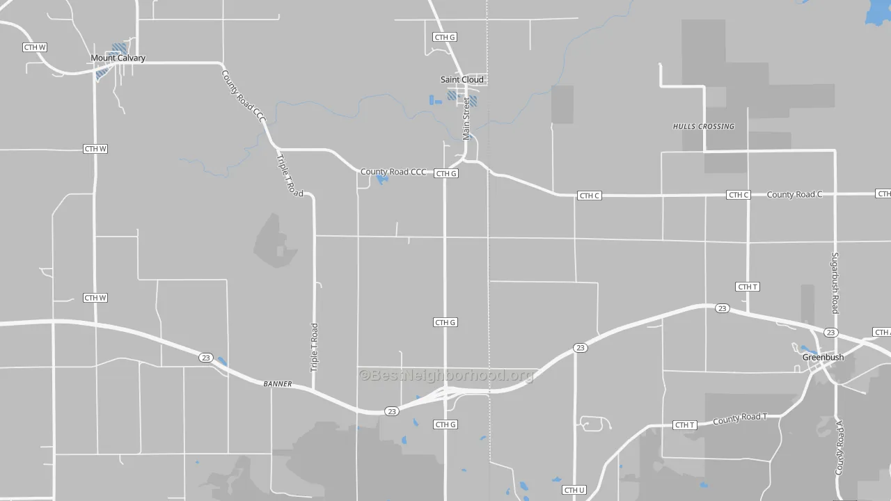 Transit Grade map of St. Cloud, WI