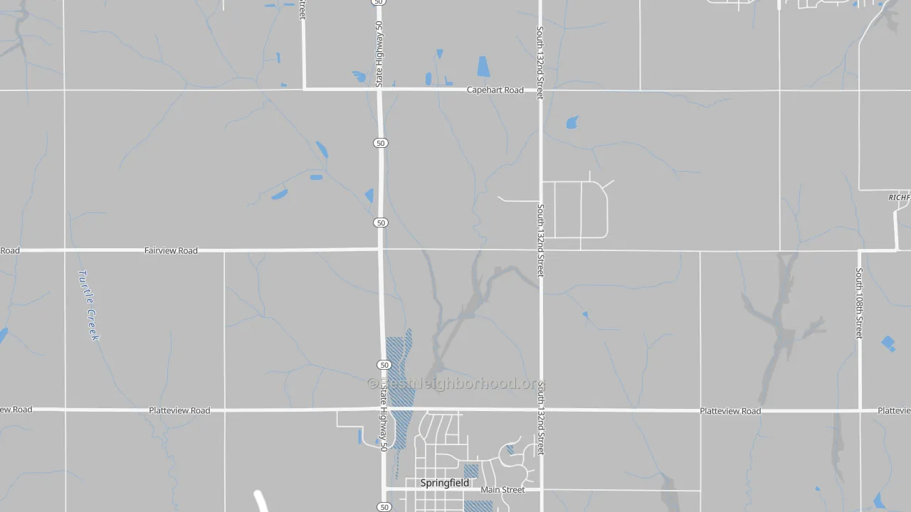 Transit Grade map of St. Columbans, NE