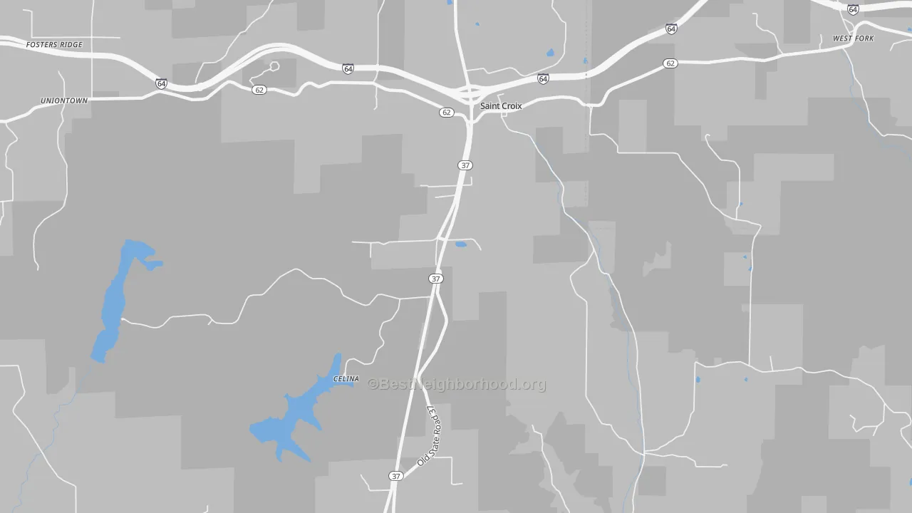 Transit Grade map of St. Croix, IN