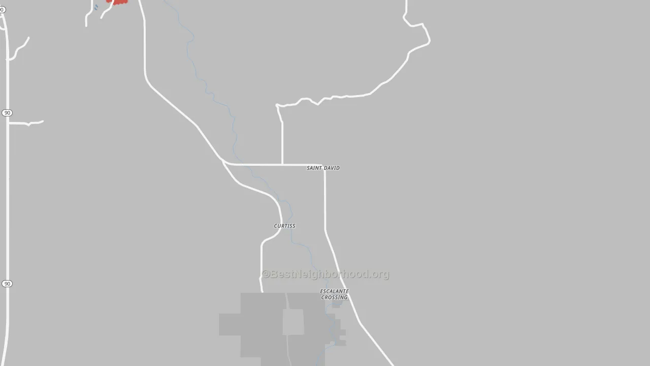 Transit Grade map of St. David, AZ