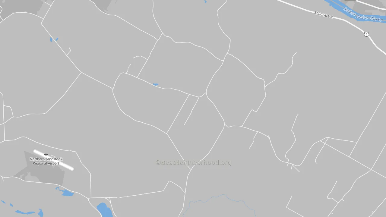 Transit Grade map of St. David, ME