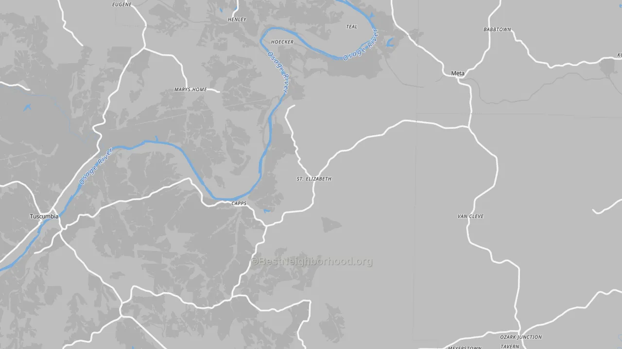 Transit Grade map of St. Elizabeth, MO