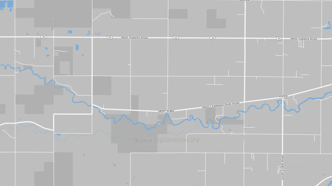 Transit Grade map of St. Elmo, MI