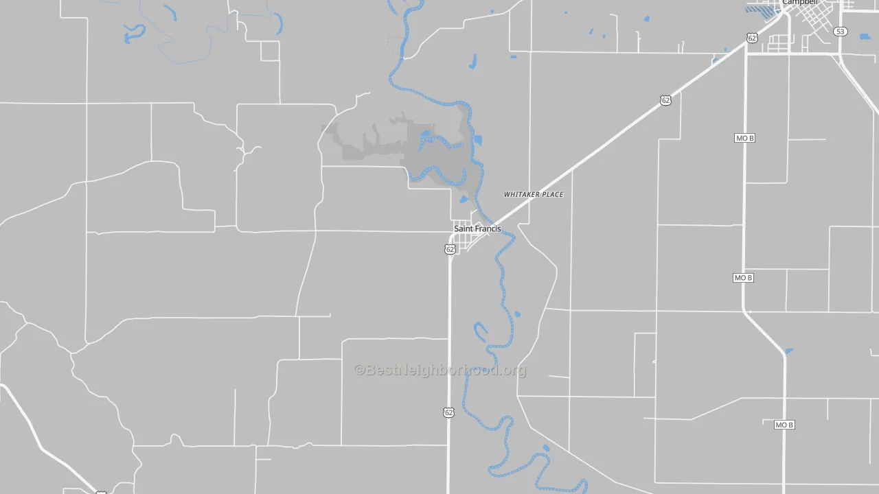 Transit Grade map of St. Francis, AR