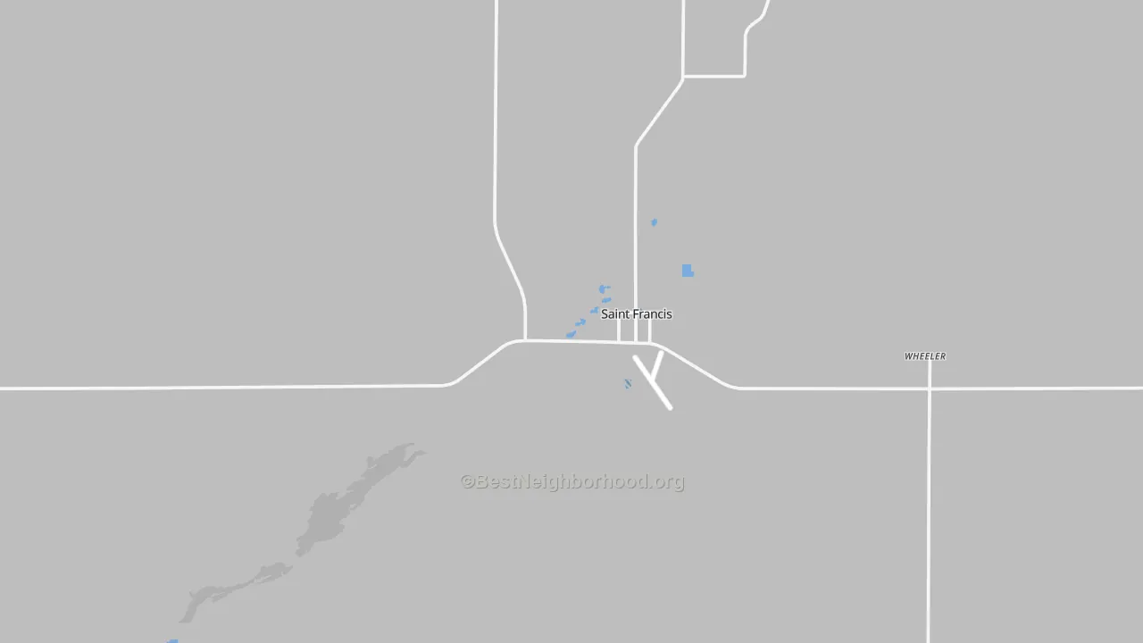 Transit Grade map of St. Francis, KS