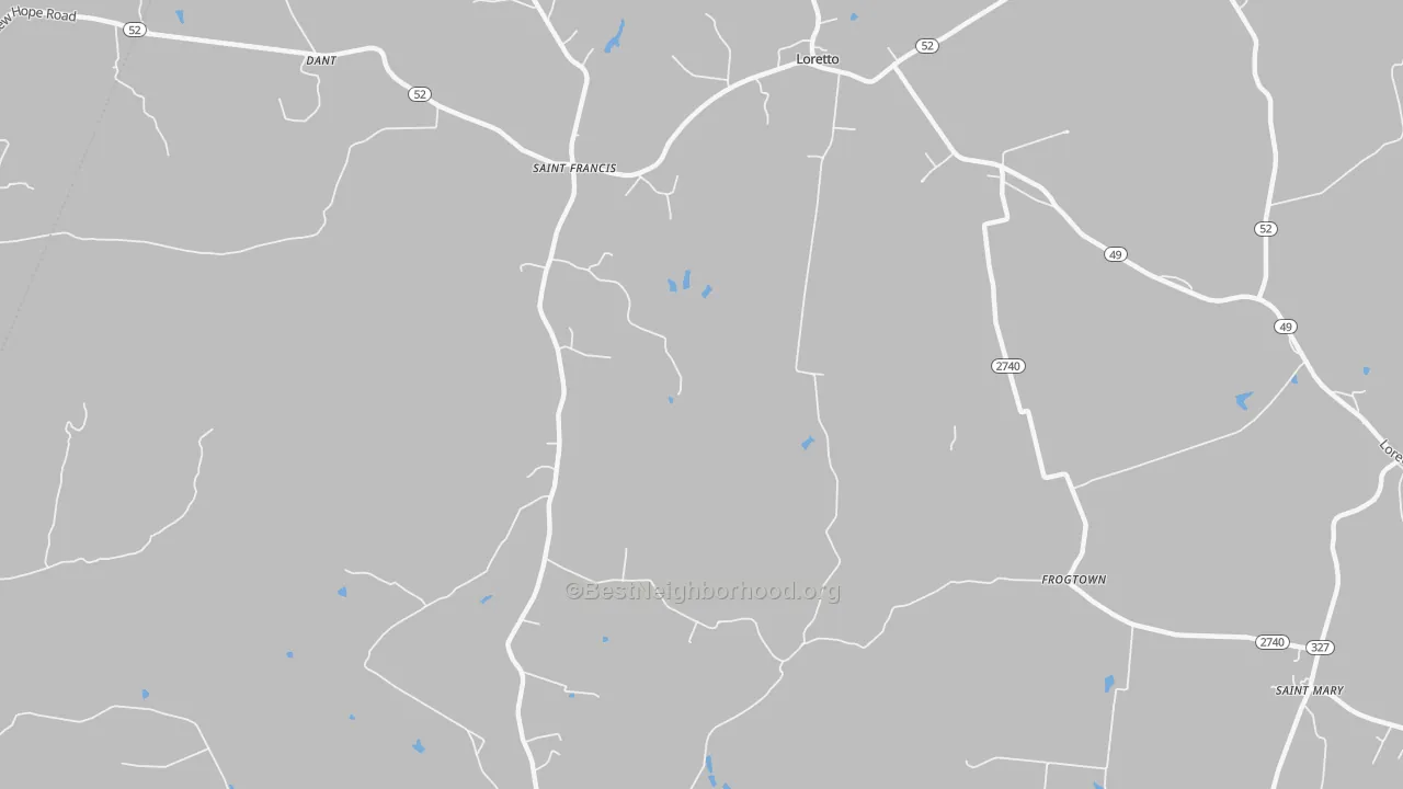 Transit Grade map of St. Francis, KY