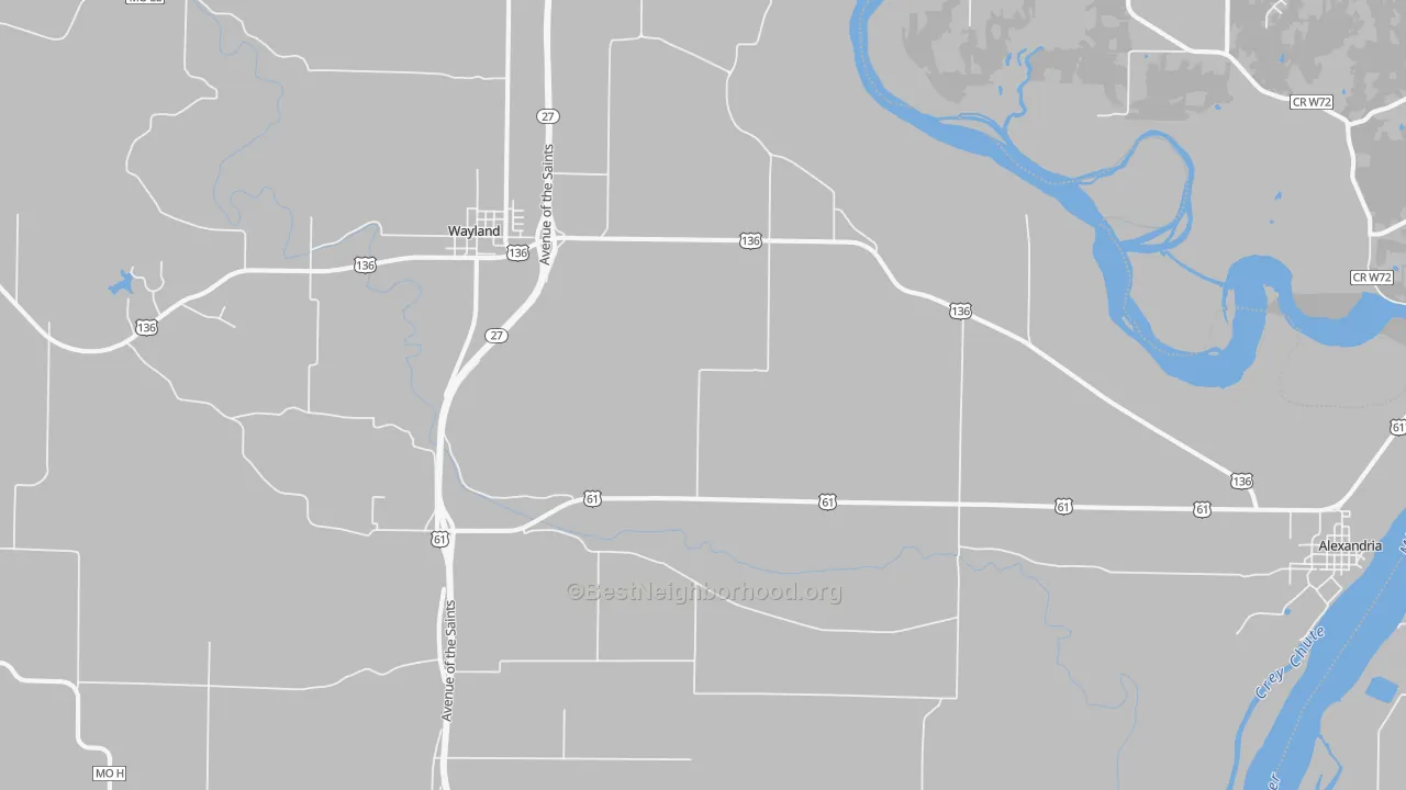 Transit Grade map of St. Francisville, MO