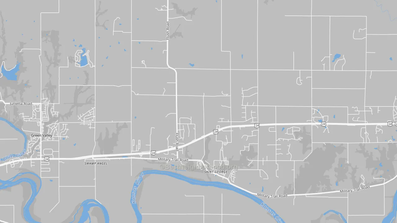 Transit Grade map of St. George, KS