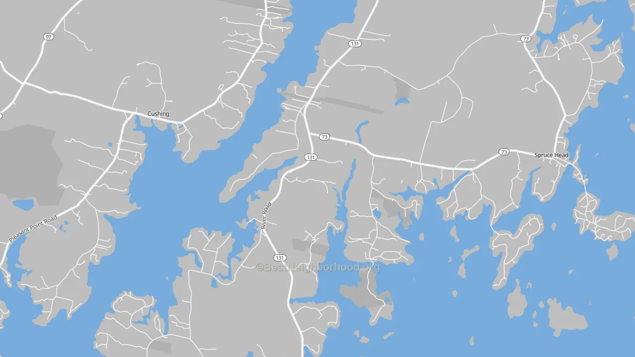 Transit Grade map of St. George, ME