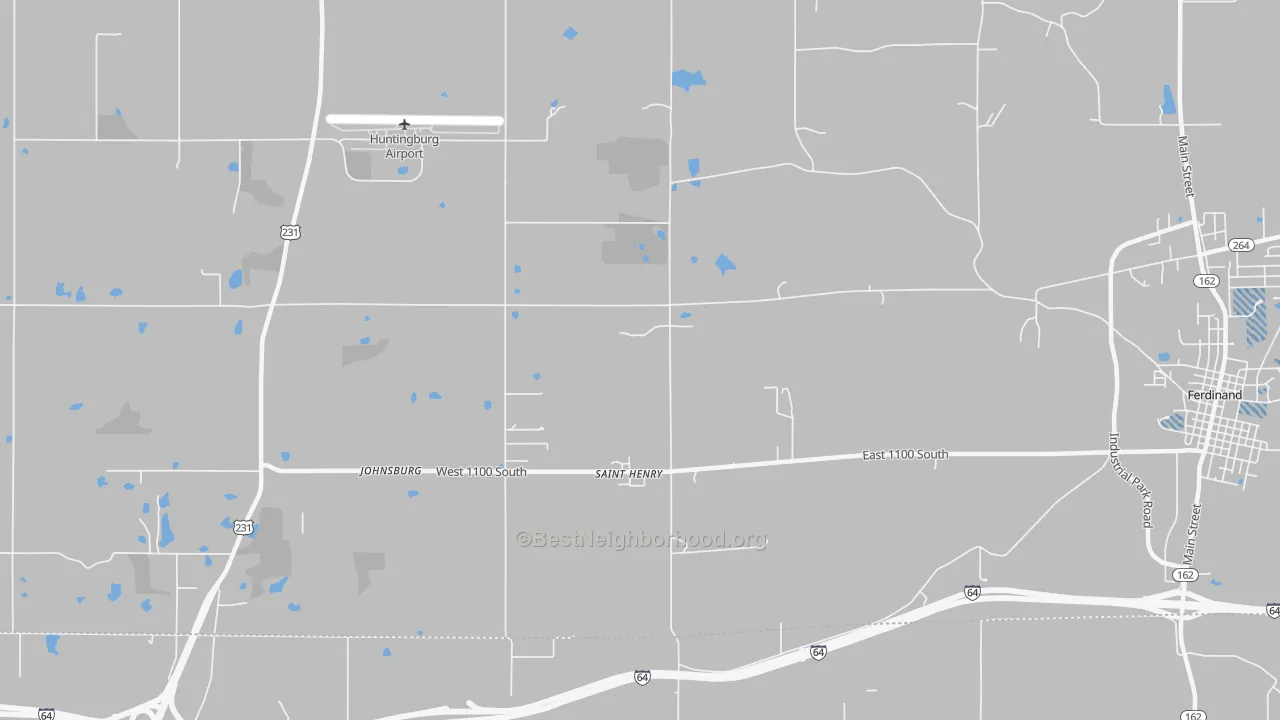 Transit Grade map of St. Henry, IN