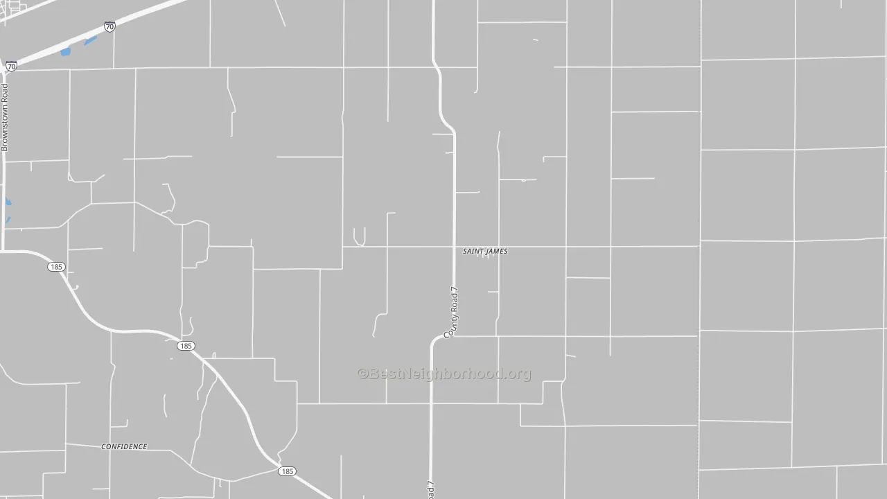 Transit Grade map of St. James, IL