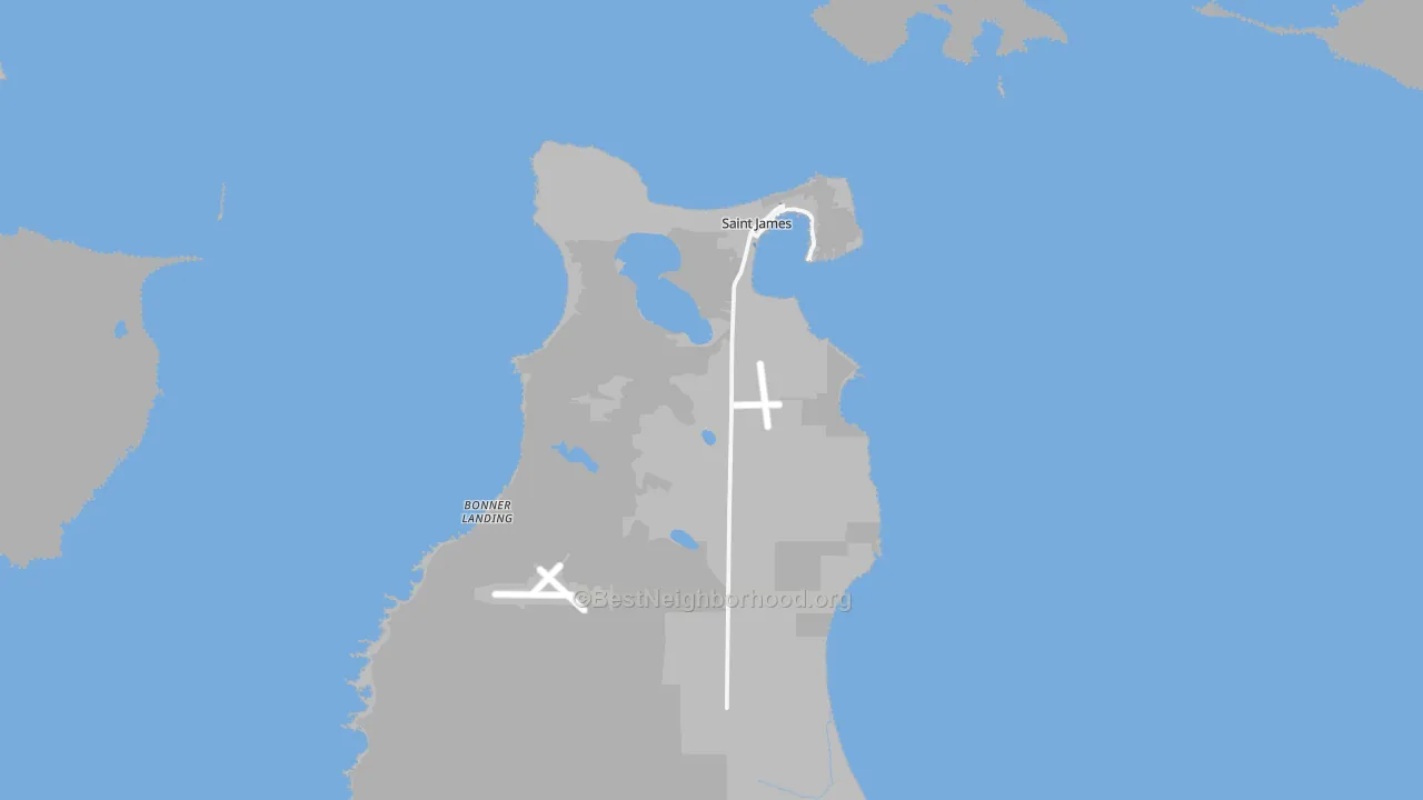 Transit Grade map of St. James, MI