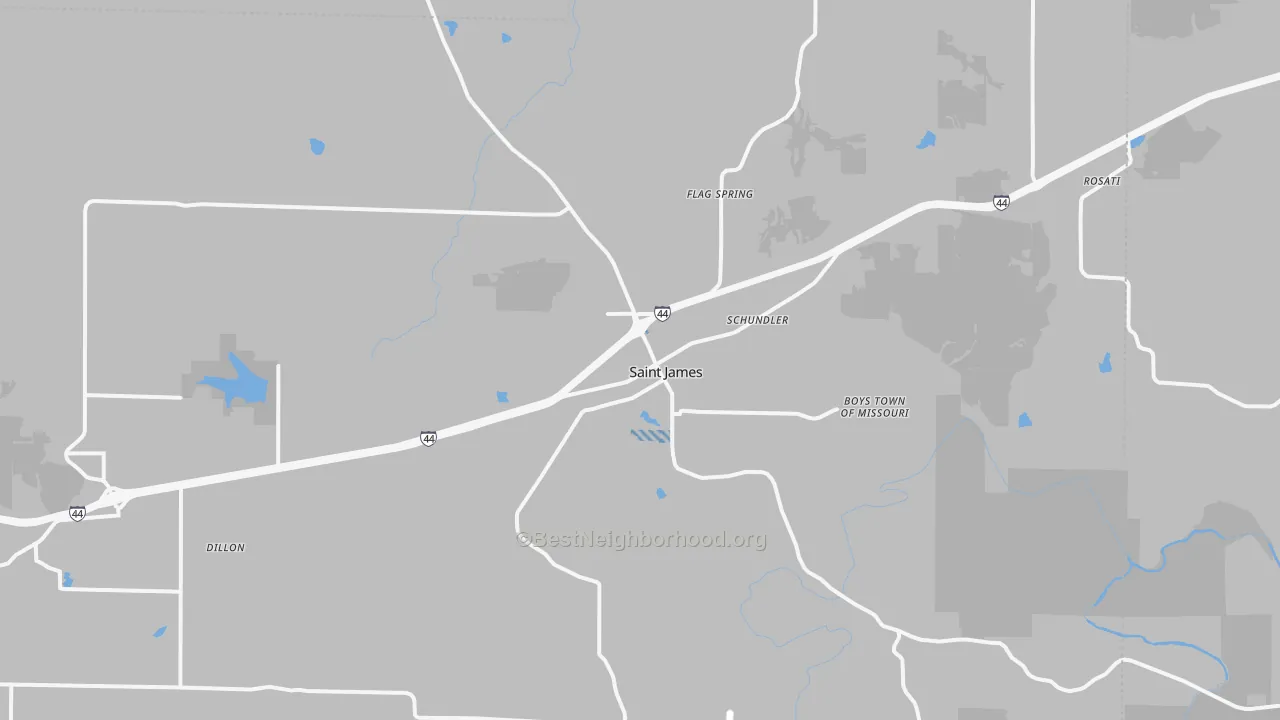 Transit Grade map of St. James, MO