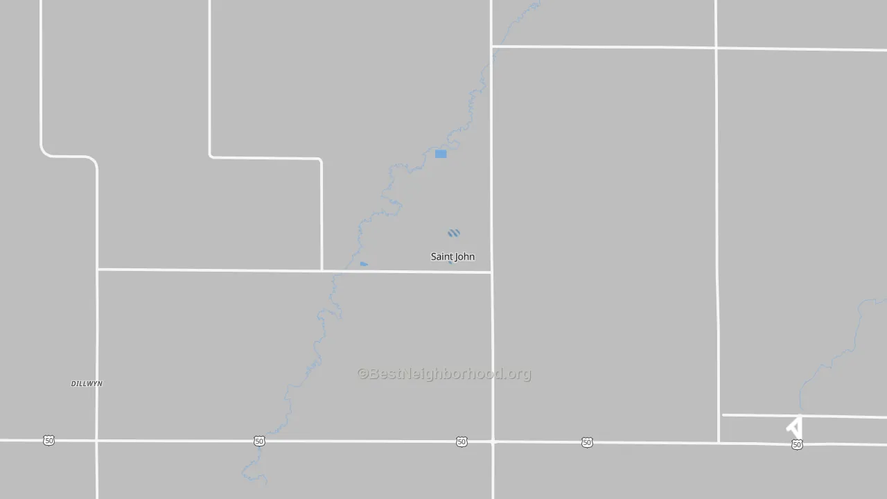 Transit Grade map of St. John, KS