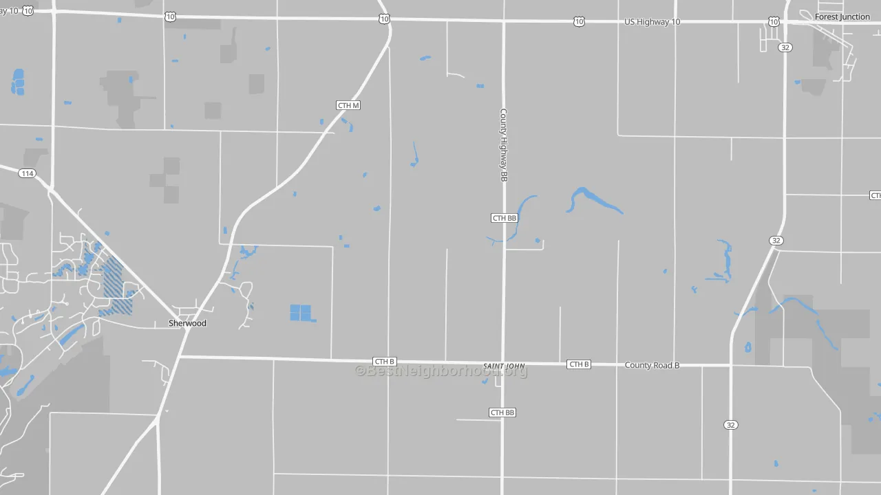 Transit Grade map of St. John, WI