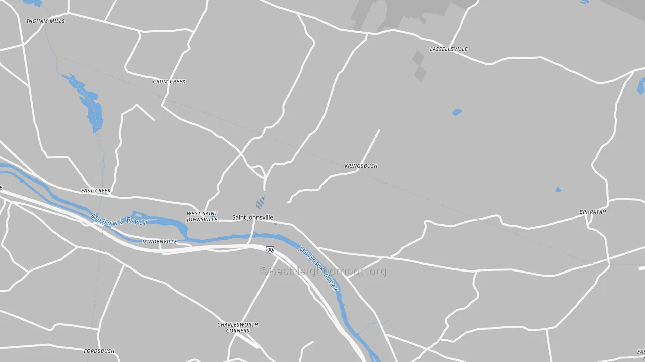 Transit Grade map of St. Johnsville, NY