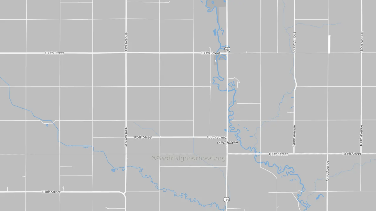 Transit Grade map of St. Joseph, IA