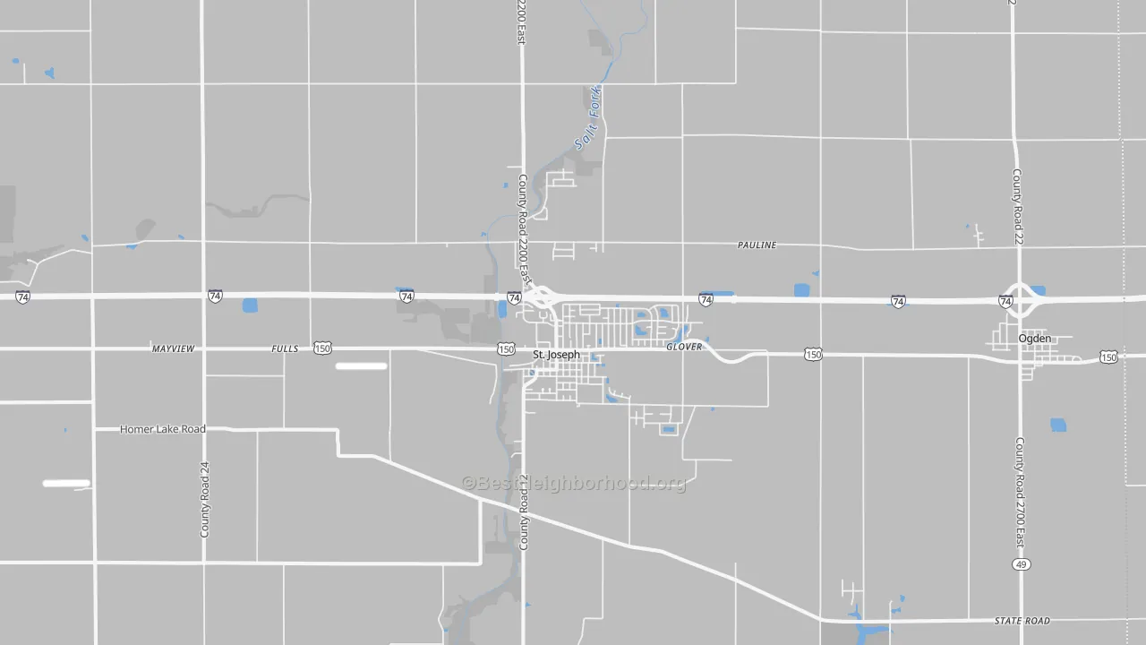 Transit Grade map of St. Joseph, IL