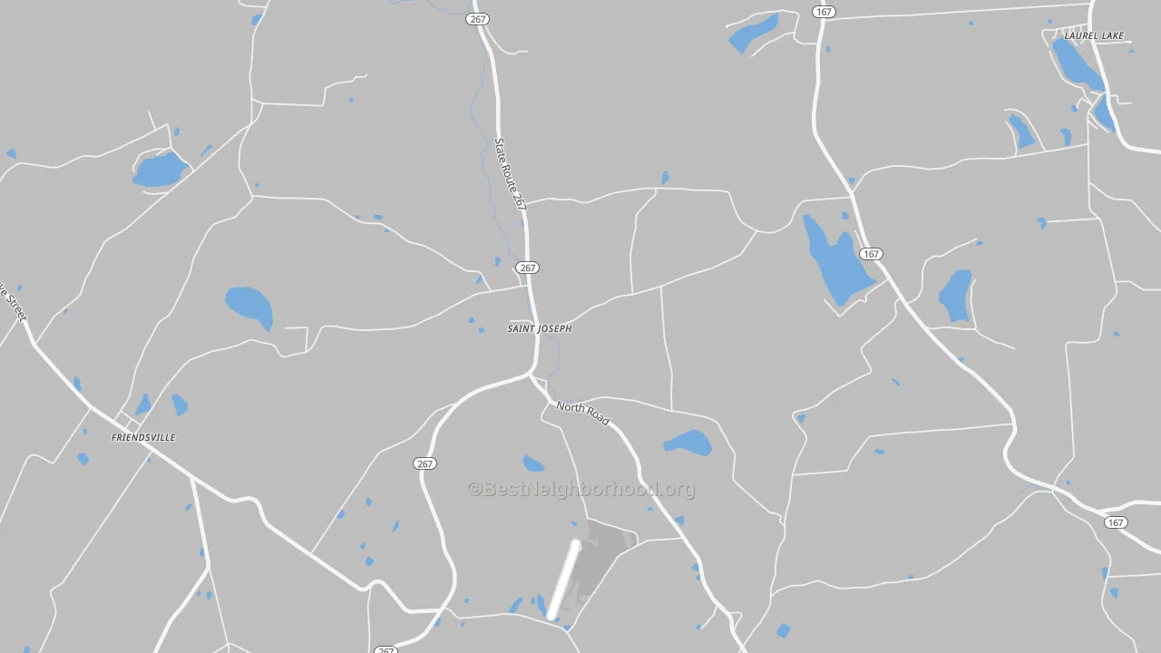 Transit Grade map of St. Joseph, PA