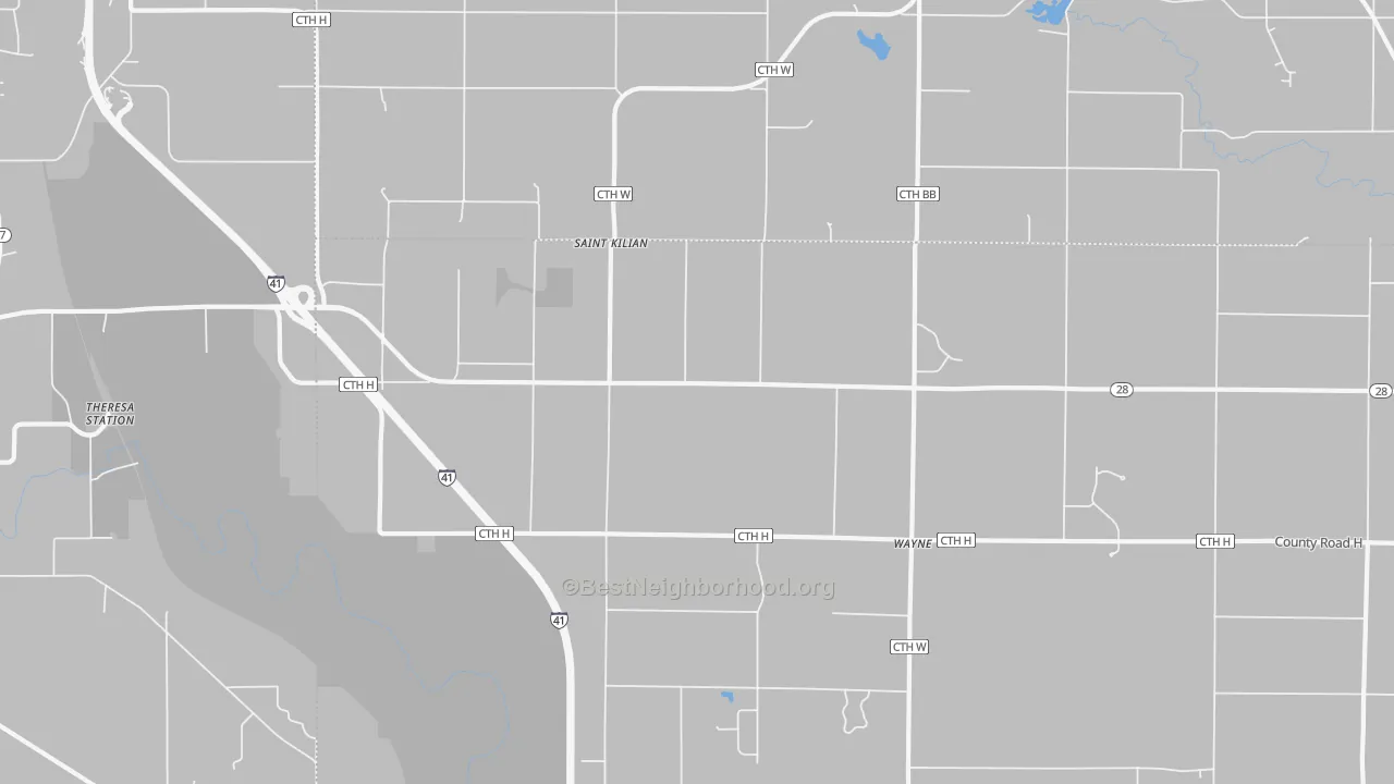 Transit Grade map of St. Kilian, WI