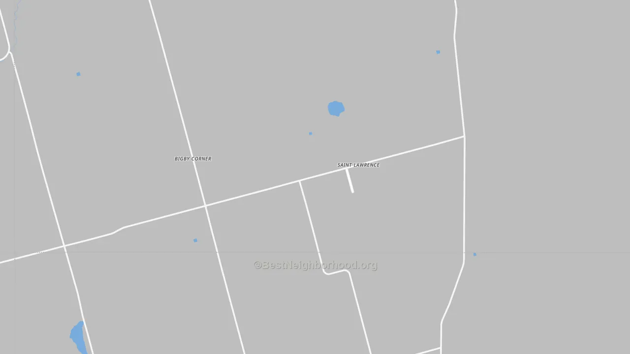 Transit Grade map of St. Lawrence, TX