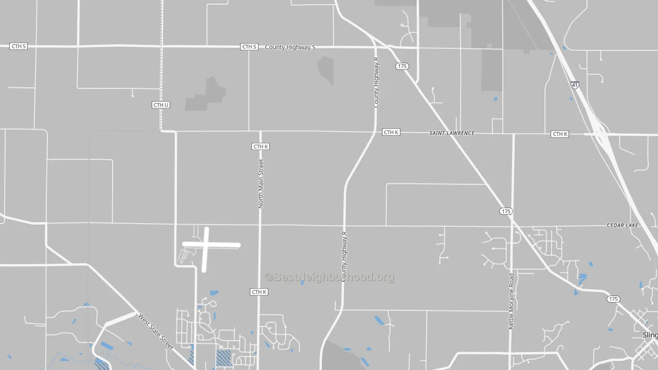 Transit Grade map of St. Lawrence, WI