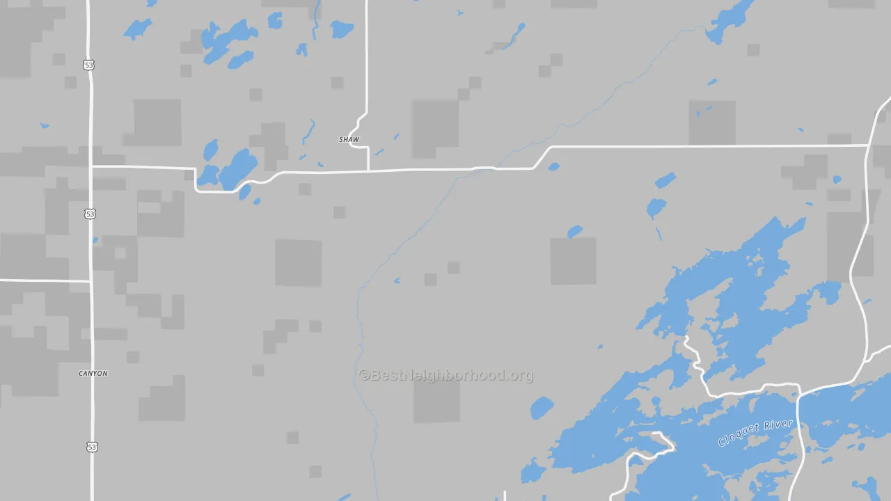 Transit Grade map of St. Louis County, MN