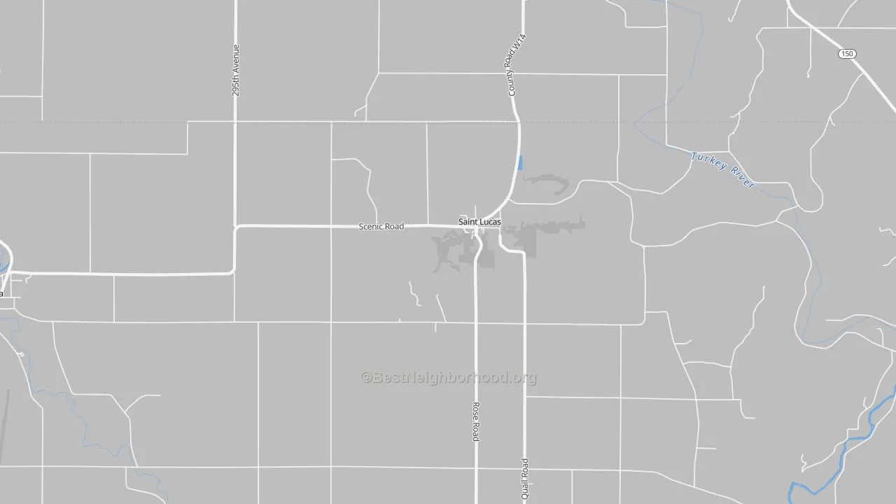 Transit Grade map of St. Lucas, IA