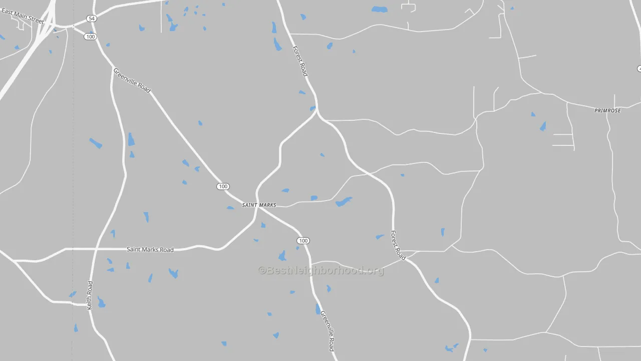 Transit Grade map of St. Marks, GA