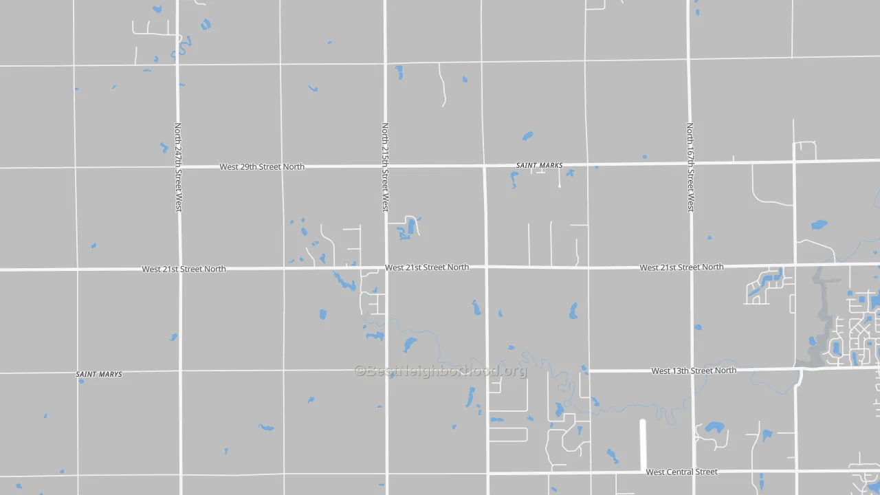Transit Grade map of St. Marks, KS