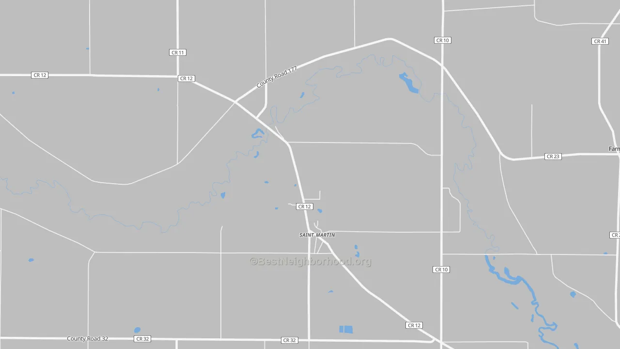 Transit Grade map of St. Martin, MN