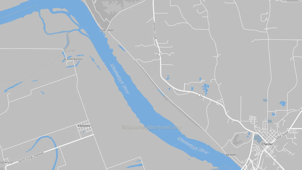 Transit Grade map of St. Mary, IL