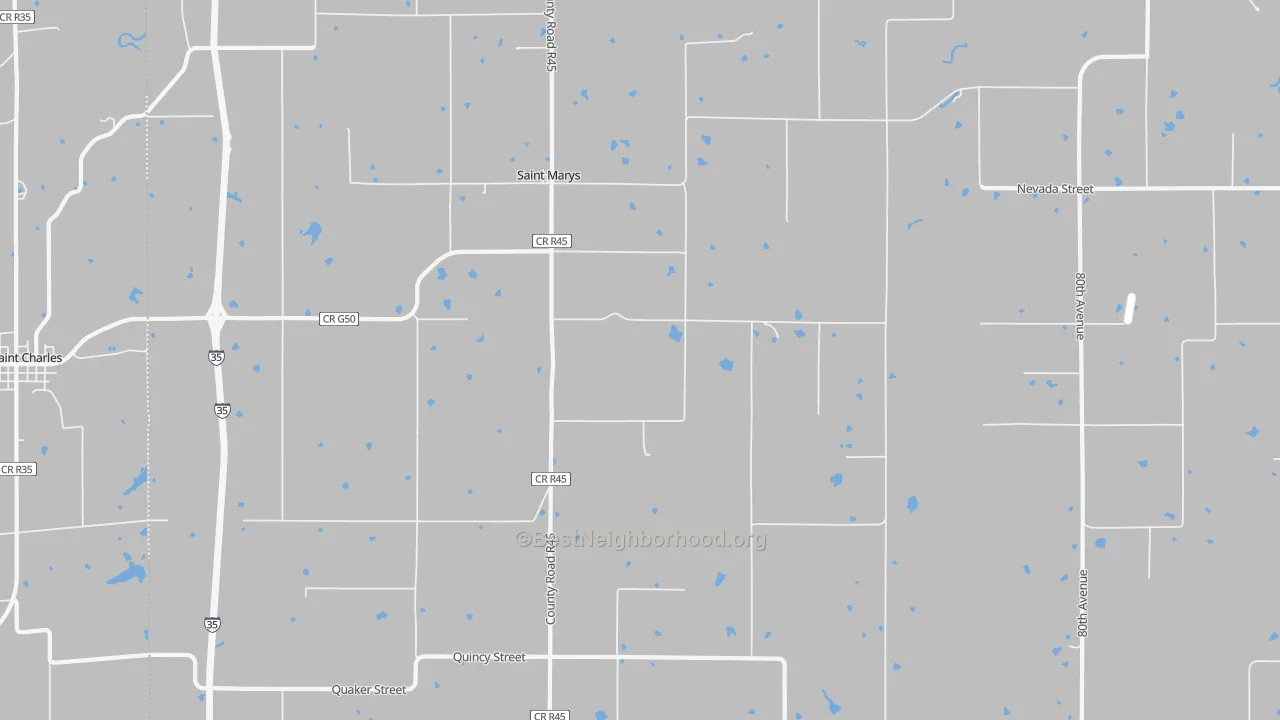 Transit Grade map of St. Marys, IA