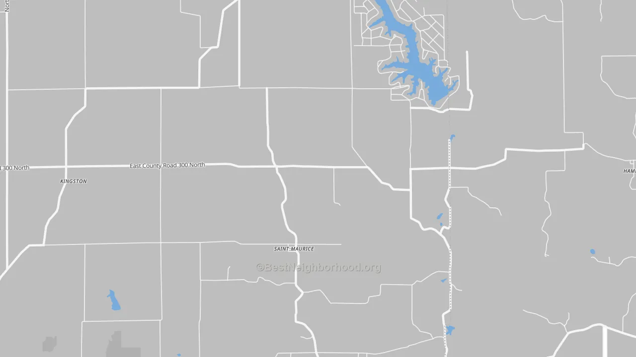 Transit Grade map of St. Maurice, IN