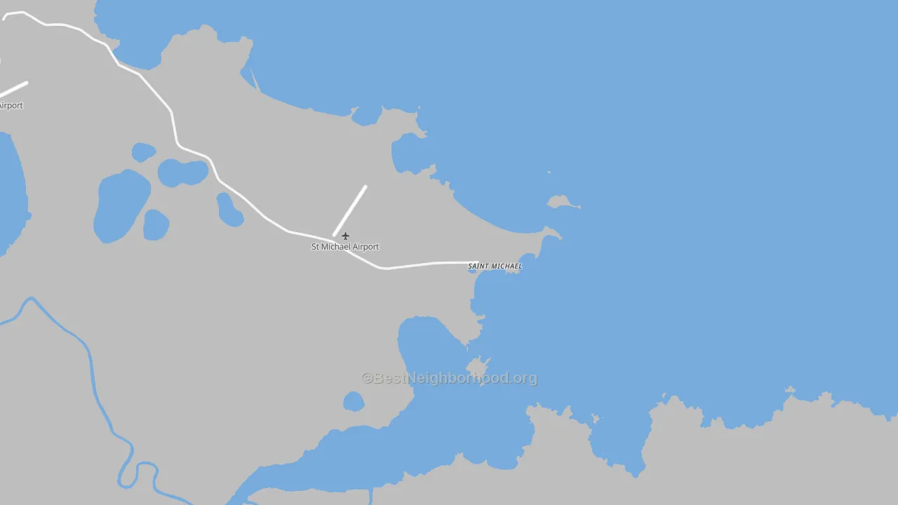Transit Grade map of St. Michael, AK