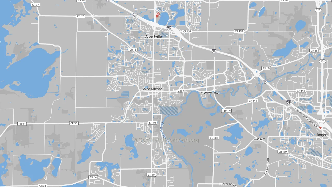 Transit Grade map of St. Michael, MN