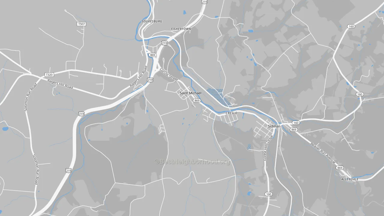 Transit Grade map of St. Michael, PA