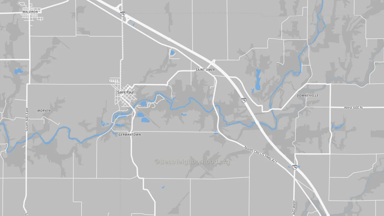 Transit Grade map of St. Omer, IN