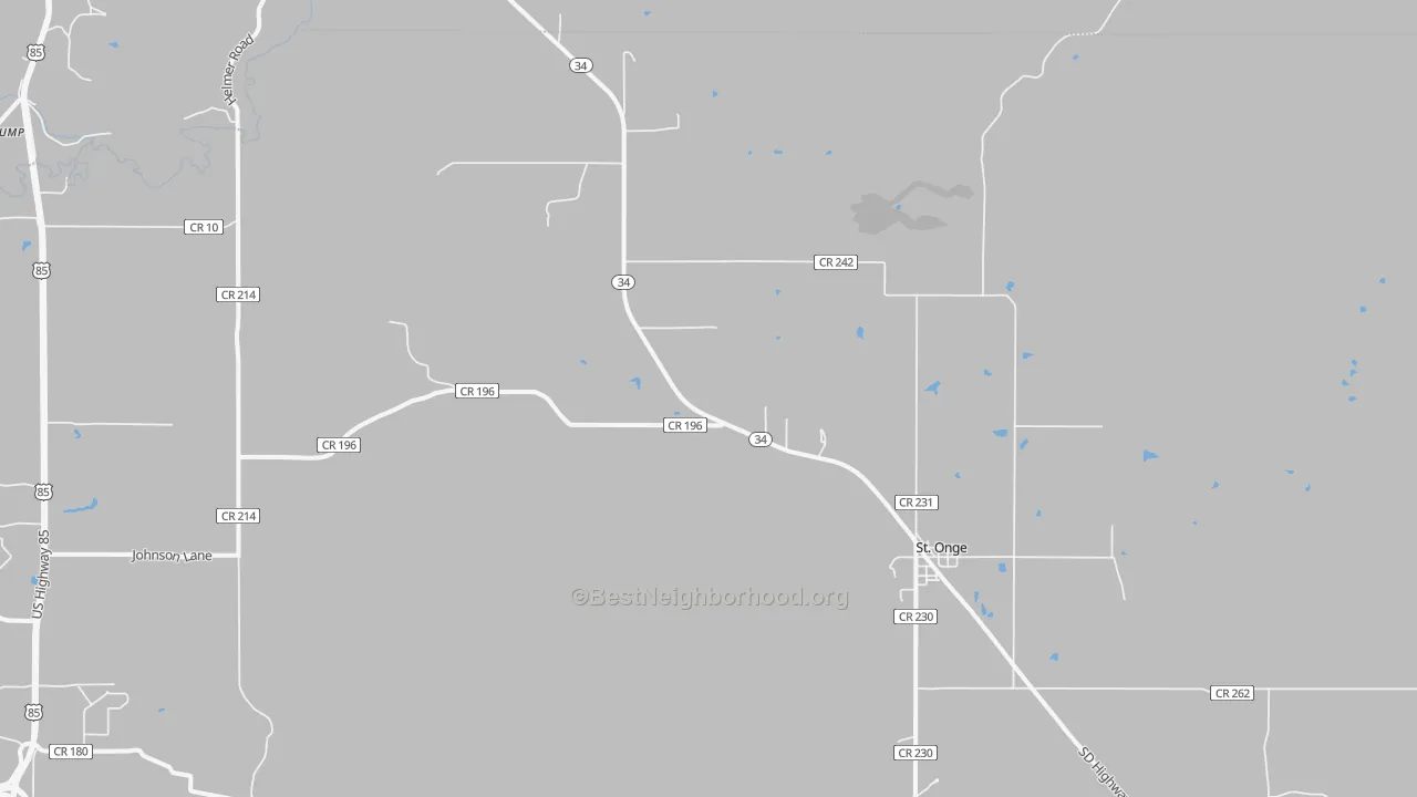Transit Grade map of St. Onge, SD