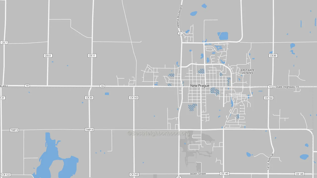 Transit Grade map of St. Patrick, MN