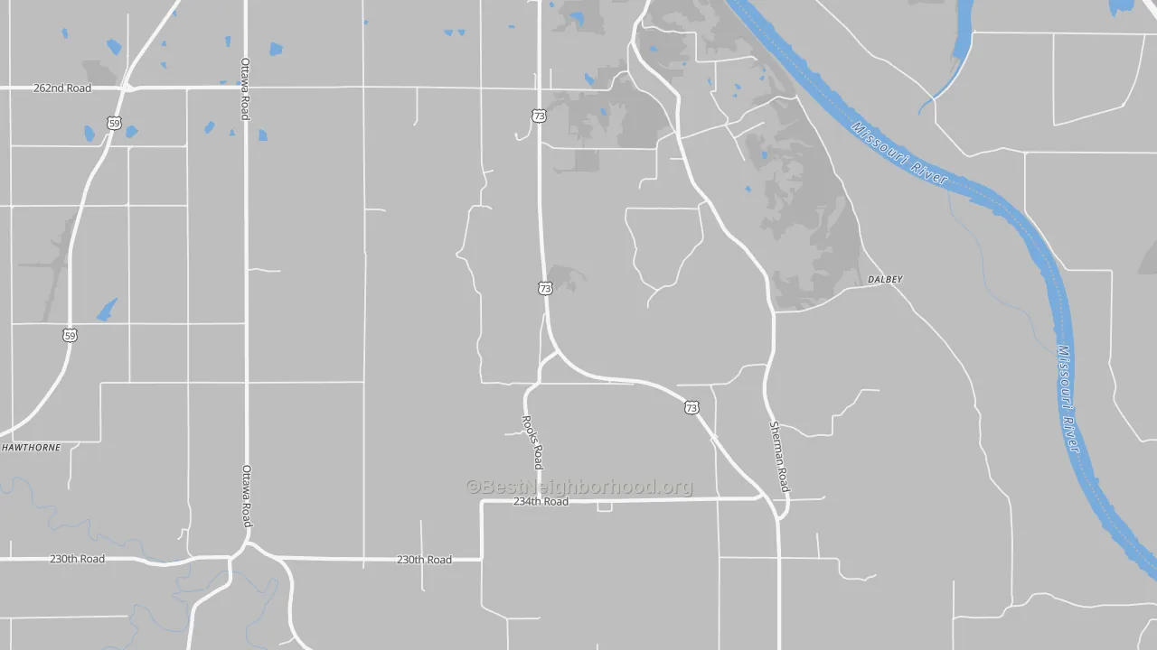 Transit Grade map of St. Pats, KS