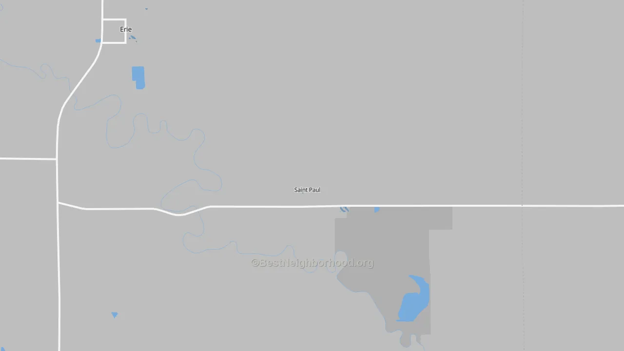 Transit Grade map of St. Paul, KS