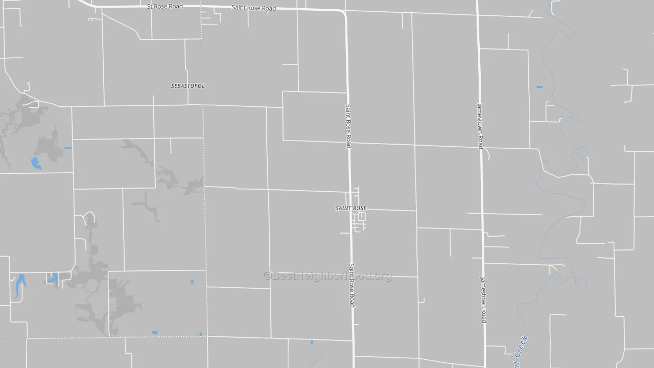 Transit Grade map of St. Rose, IL