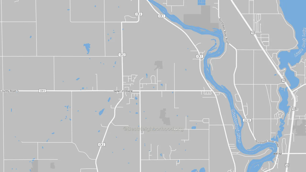 Transit Grade map of St. Stephen, MN