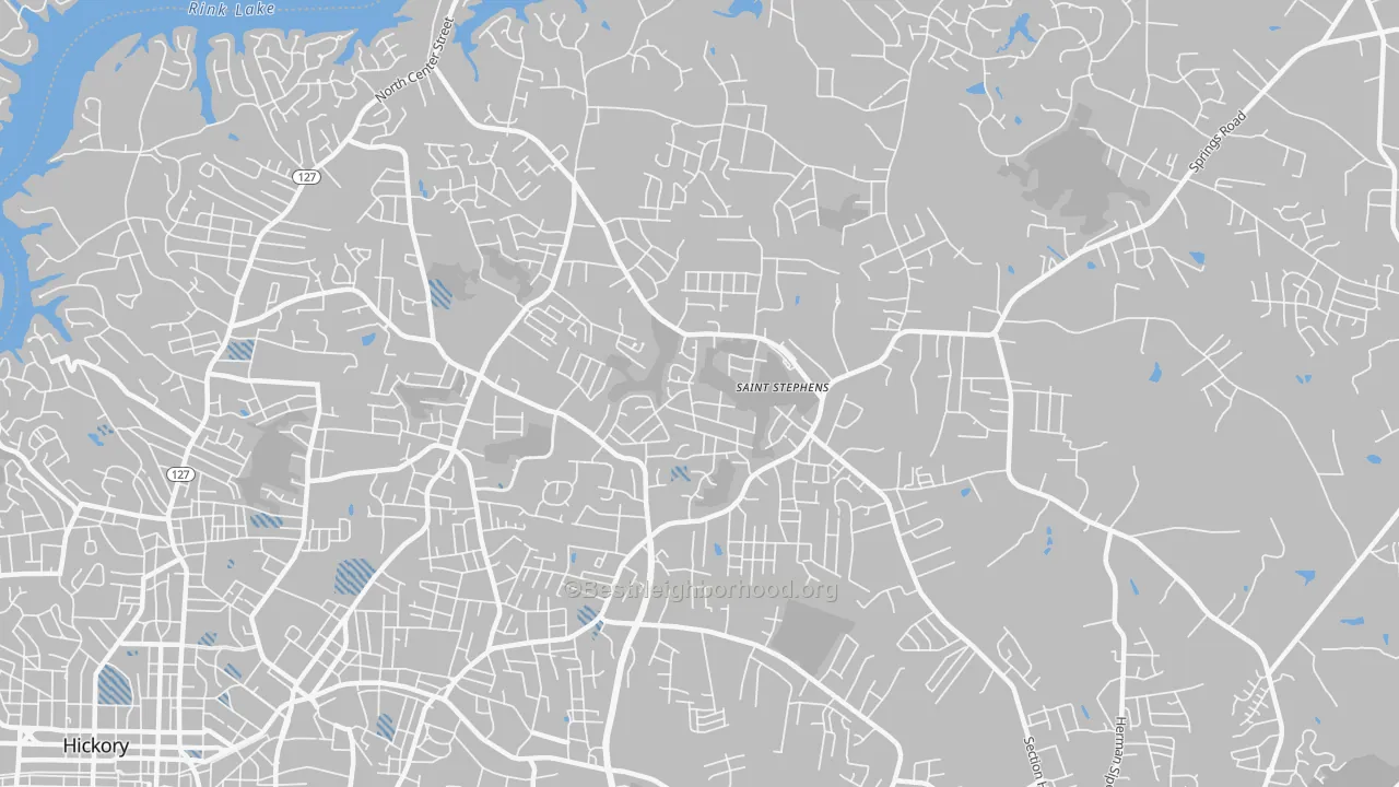 Transit Grade map of St. Stephens, NC