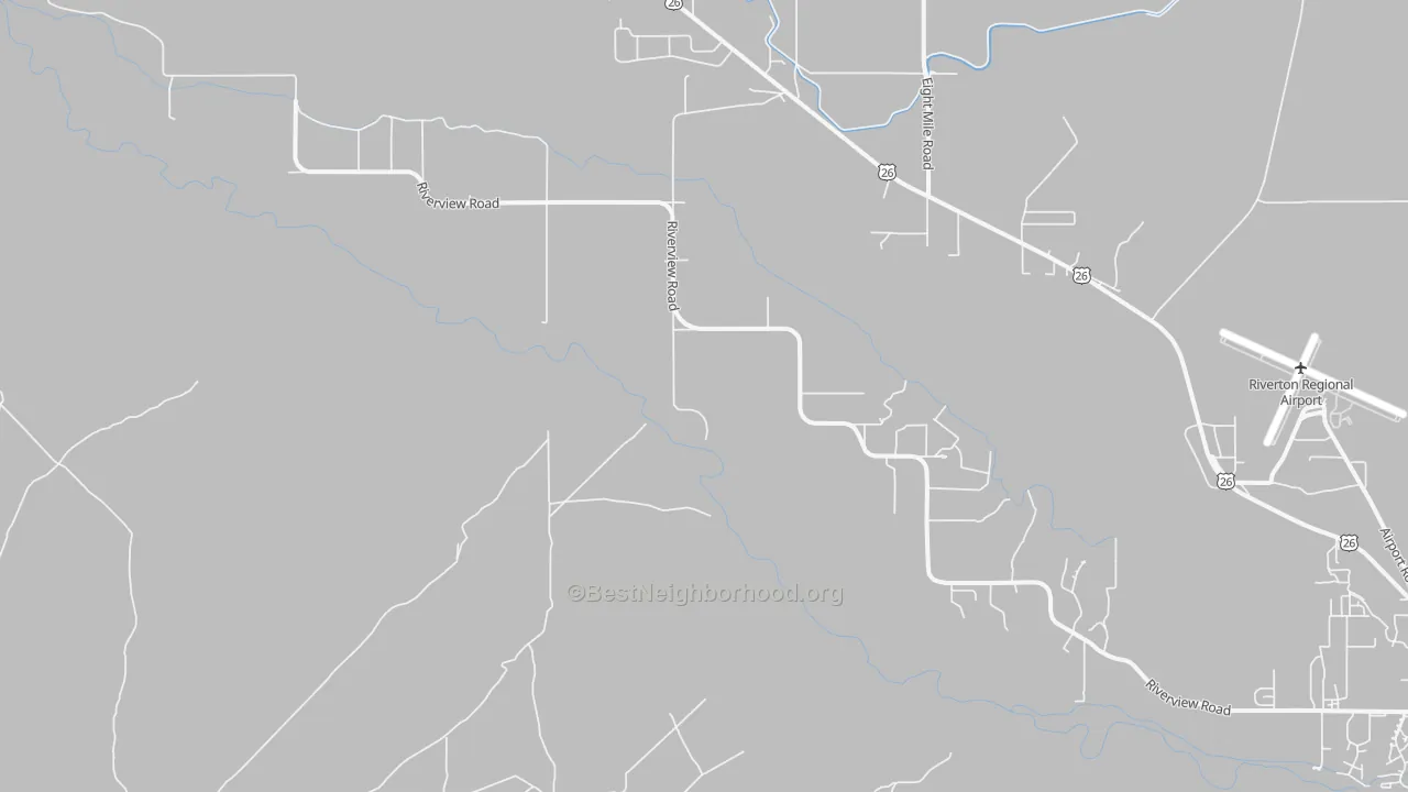 Transit Grade map of St. Stephens, WY