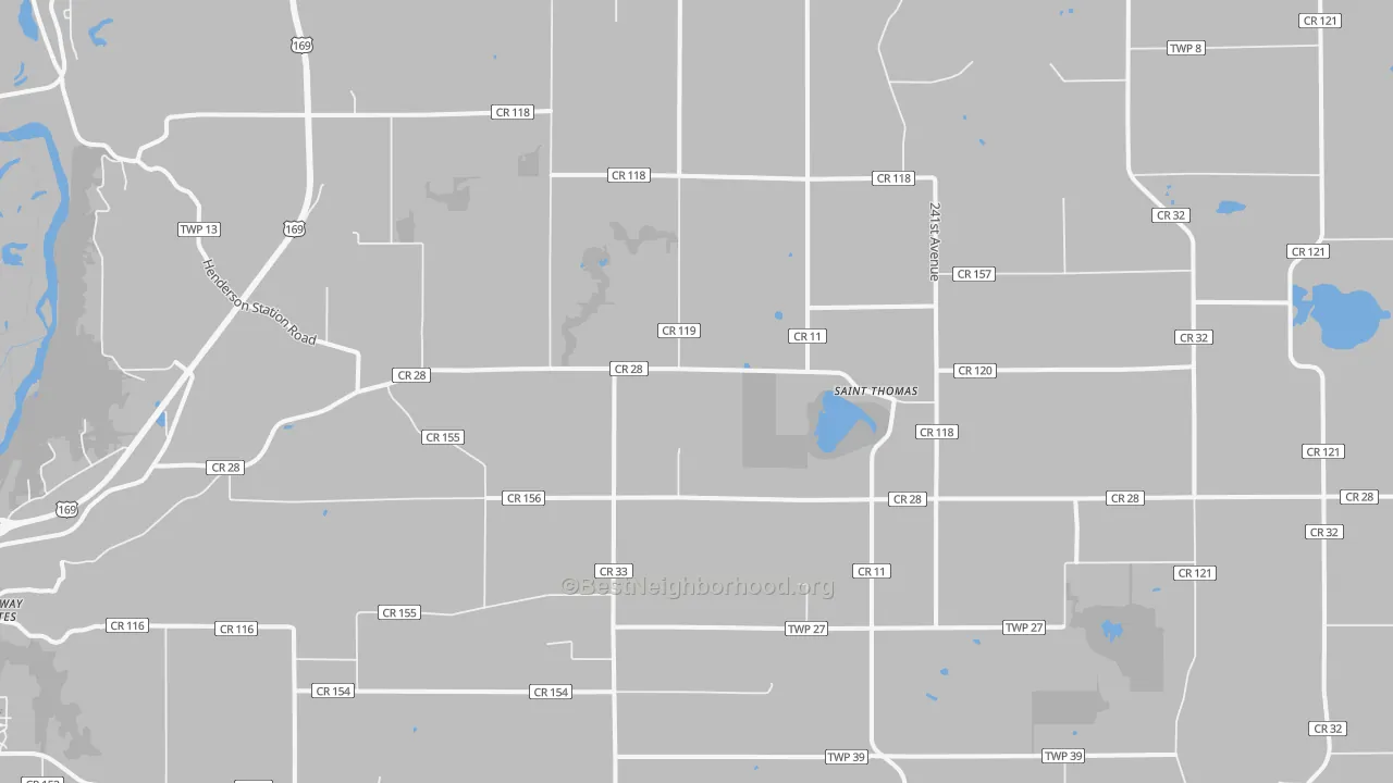Transit Grade map of St. Thomas, MN