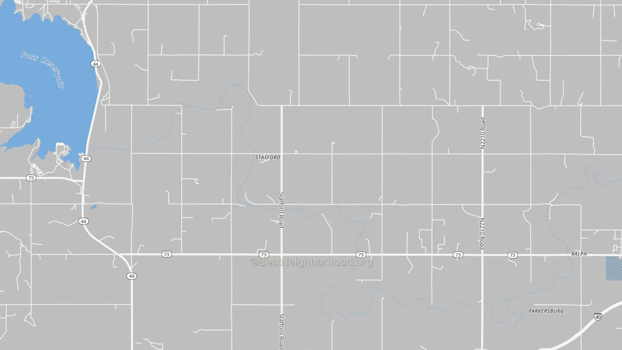 Transit Grade map of Stafford, OK
