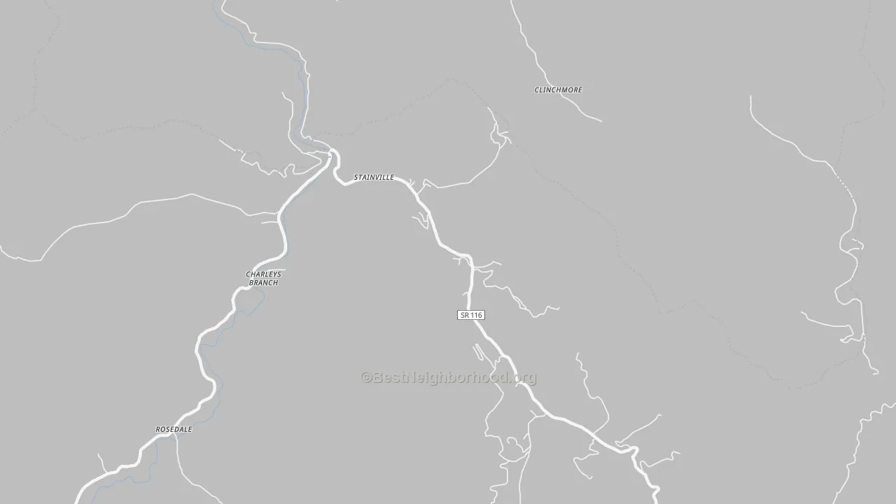 Transit Grade map of Stainville, TN