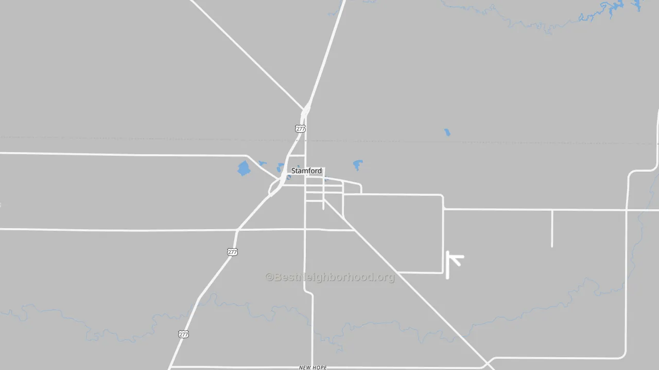 Transit Grade map of Stamford, TX